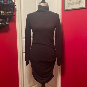 Black sweater dress